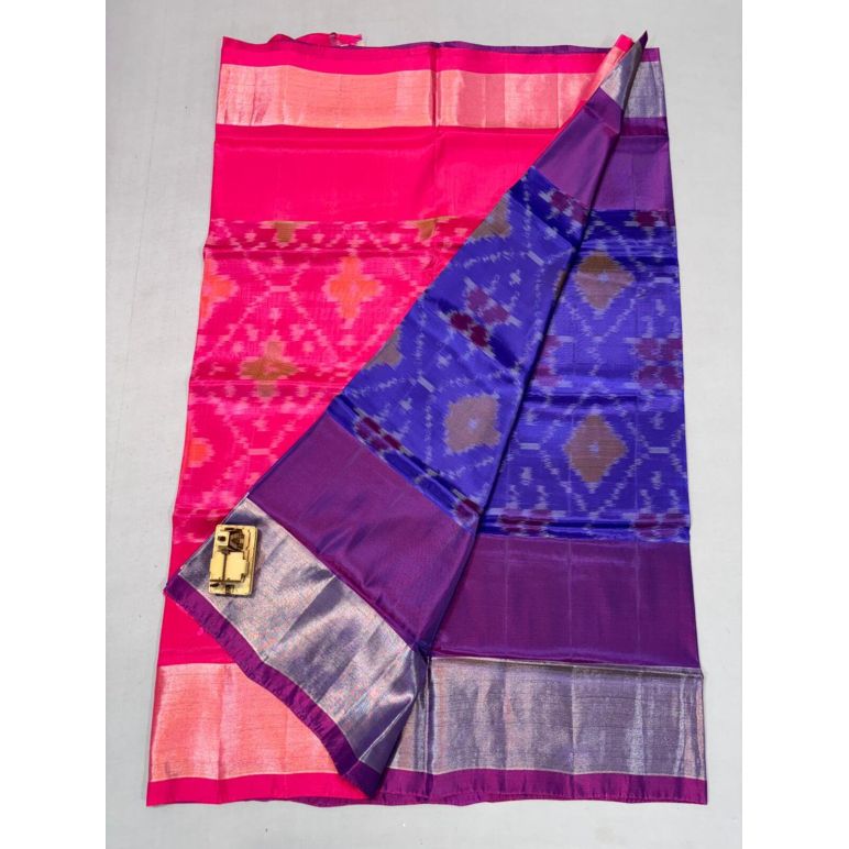 PKHSISSS5F25ISDC04- Ikat soft silk saree