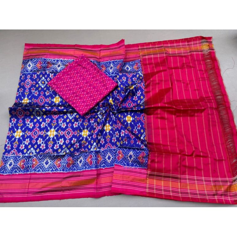 PSSISDST5F25FSCD07- Ikat Silk dupatta with Ikat sico top