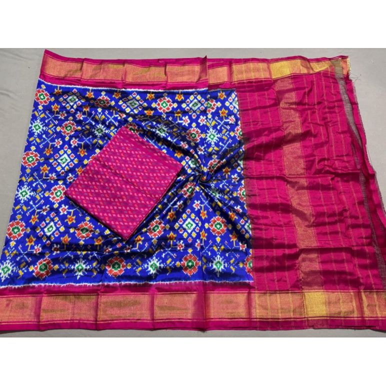 PSSISDST5F25FSCD52- Ikat Silk dupatta with Ikat sico top