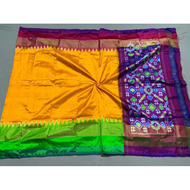 PSSIISDP5M10ECDC18- Ikat silk dupatta