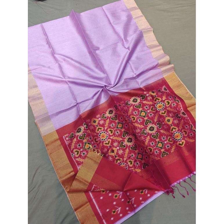 PGMRIDSS5F11XSDD02- Ikat Dupion silk saree