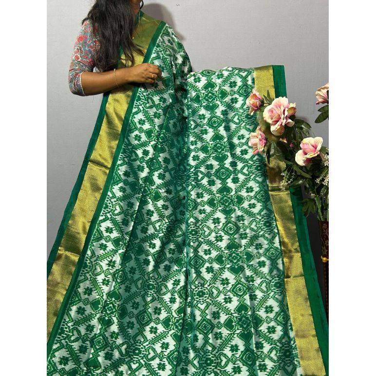 PKISIDSS5F10NDCC23- Ikat silk saree