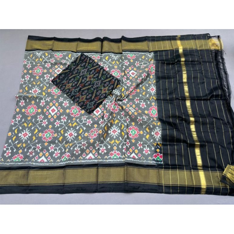 PSSISDST5F12FSCD26- Ikat Silk dupatta with Ikat sico top