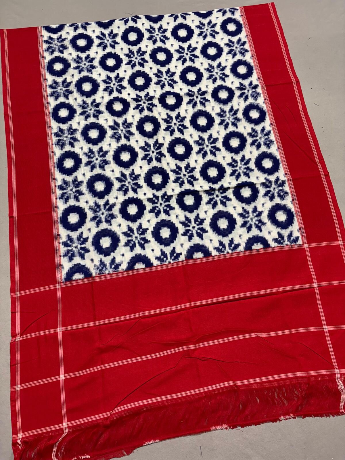 Cotton Dupatta - PSSIY05-ICDPDIBCD-09