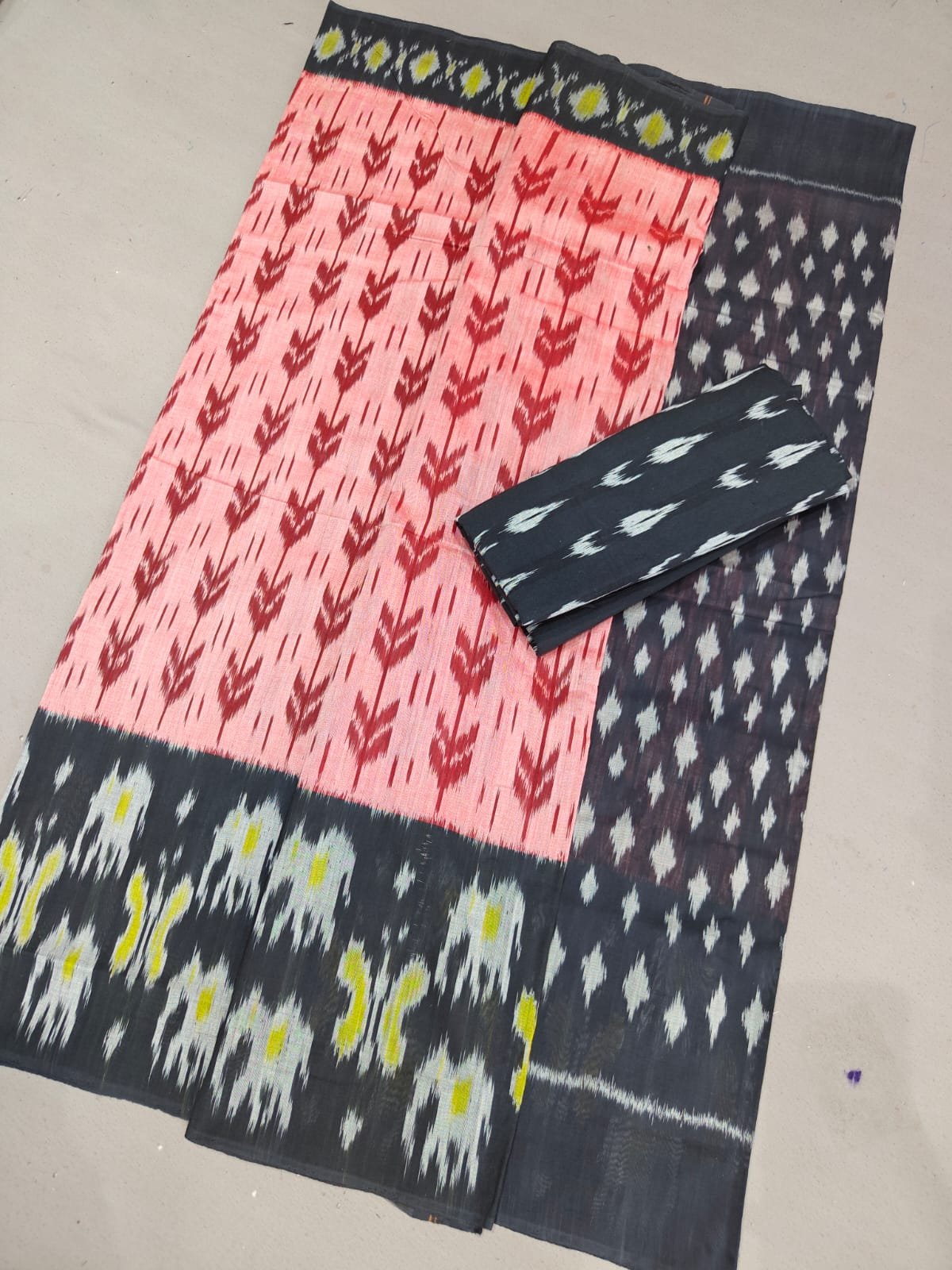 Cotton Saree - PGMRL11-ICTSCZDDC-08