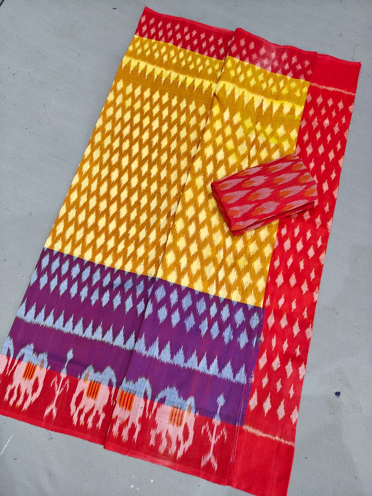 Cotton Saree - PGMRL11-ICTSCZDDC-11