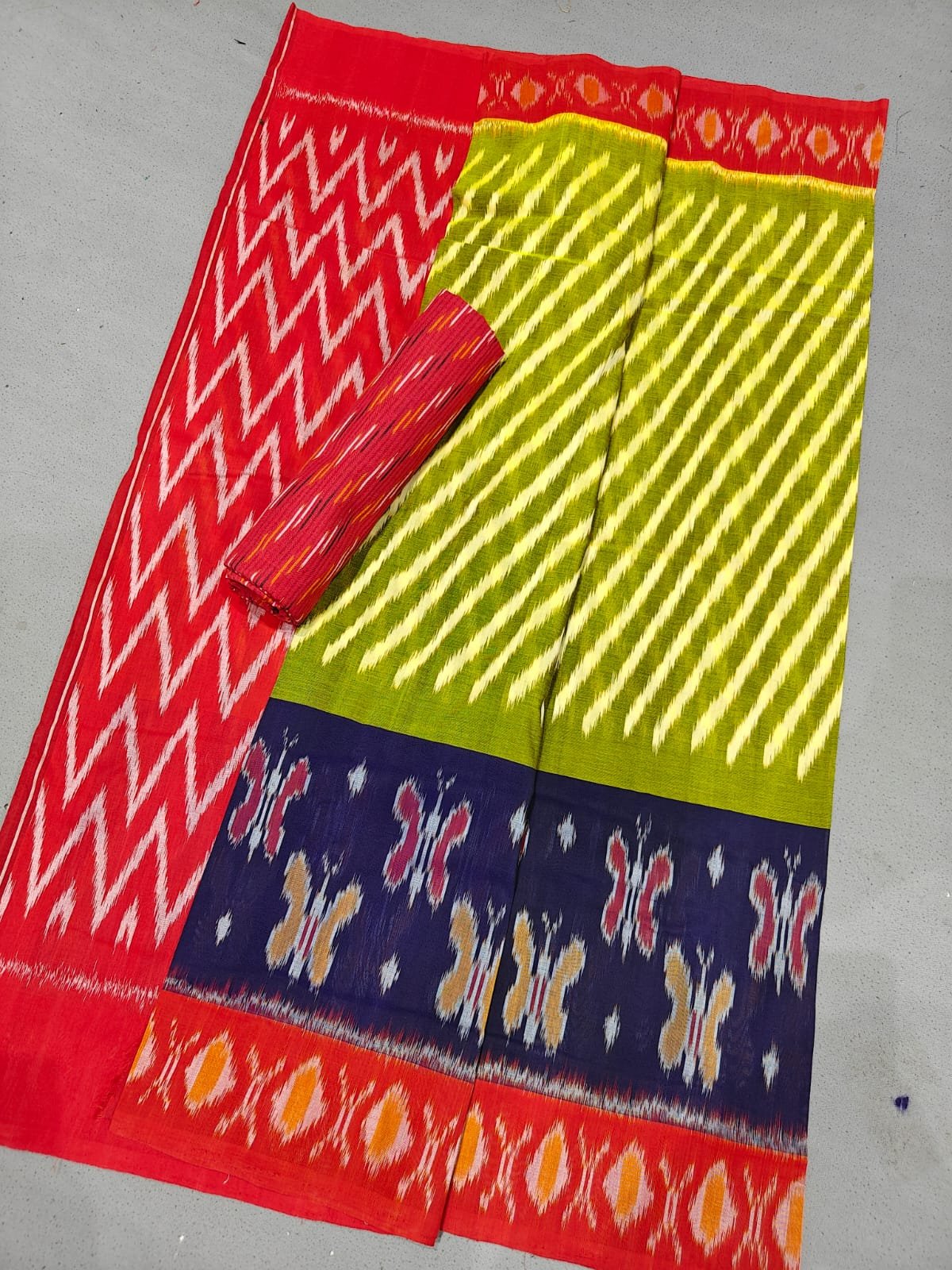 Cotton Saree - PGMRL11-ICTSCZDDC-16