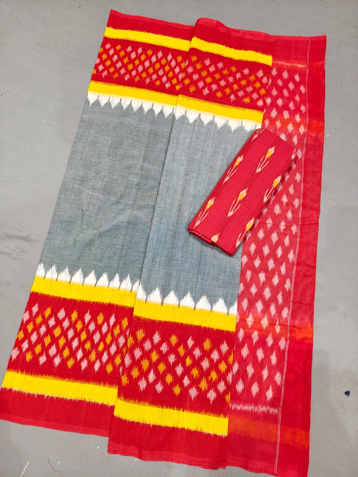 Cotton Saree - PGMRL11-ICTSCZDDC-36