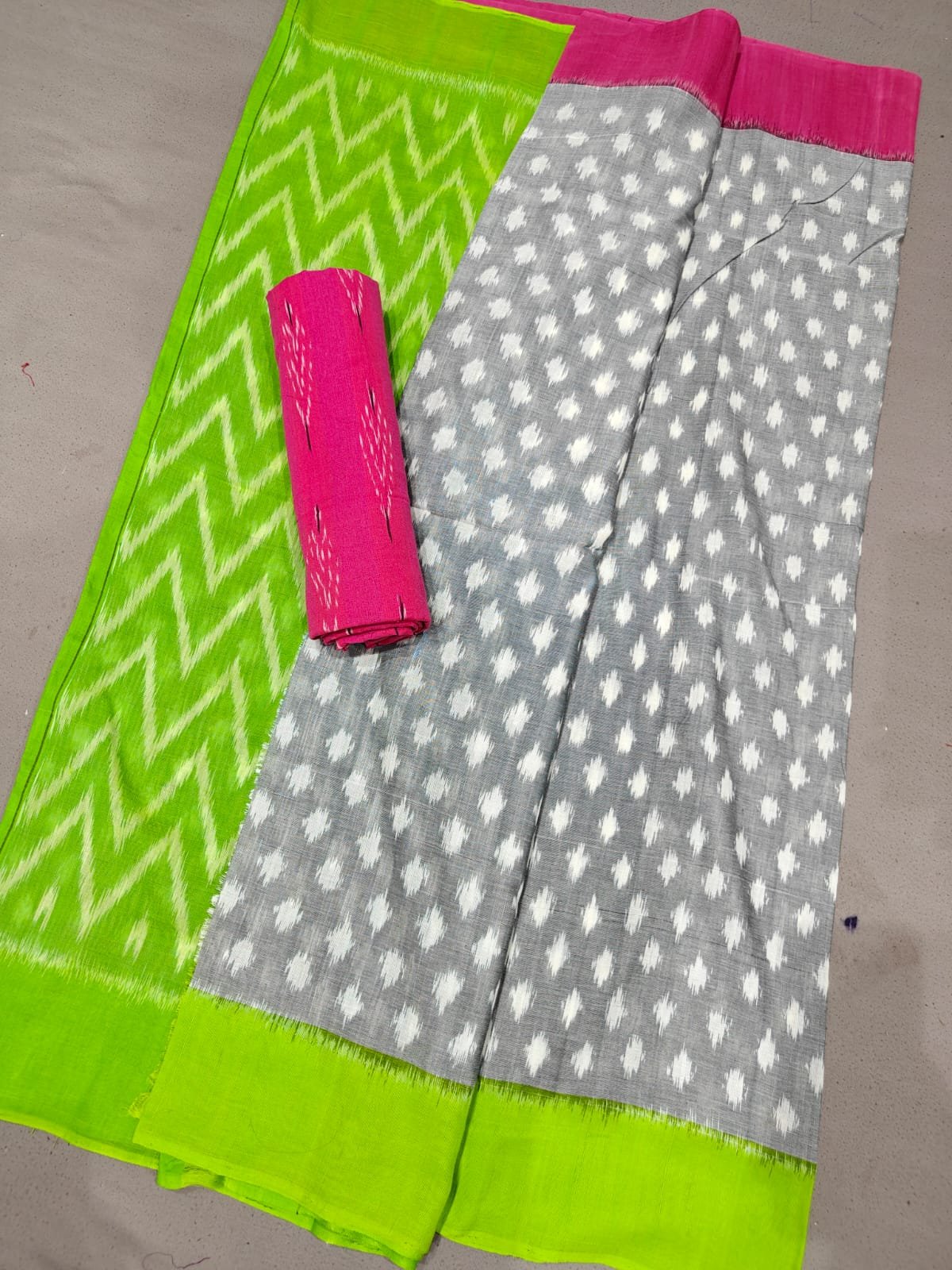 Cotton Saree - PGMRL11-ICTSCZDDC-48
