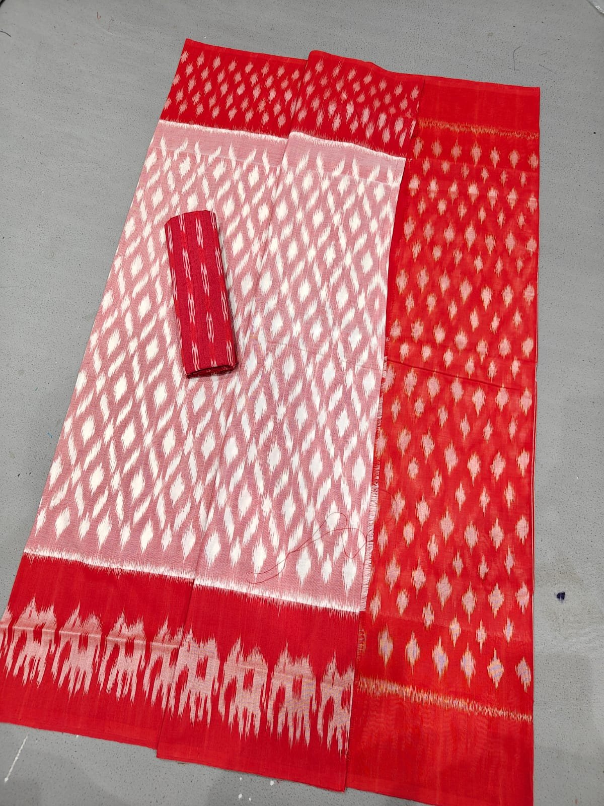 Cotton Saree - PGMRL11-ICTSCZDDC-64