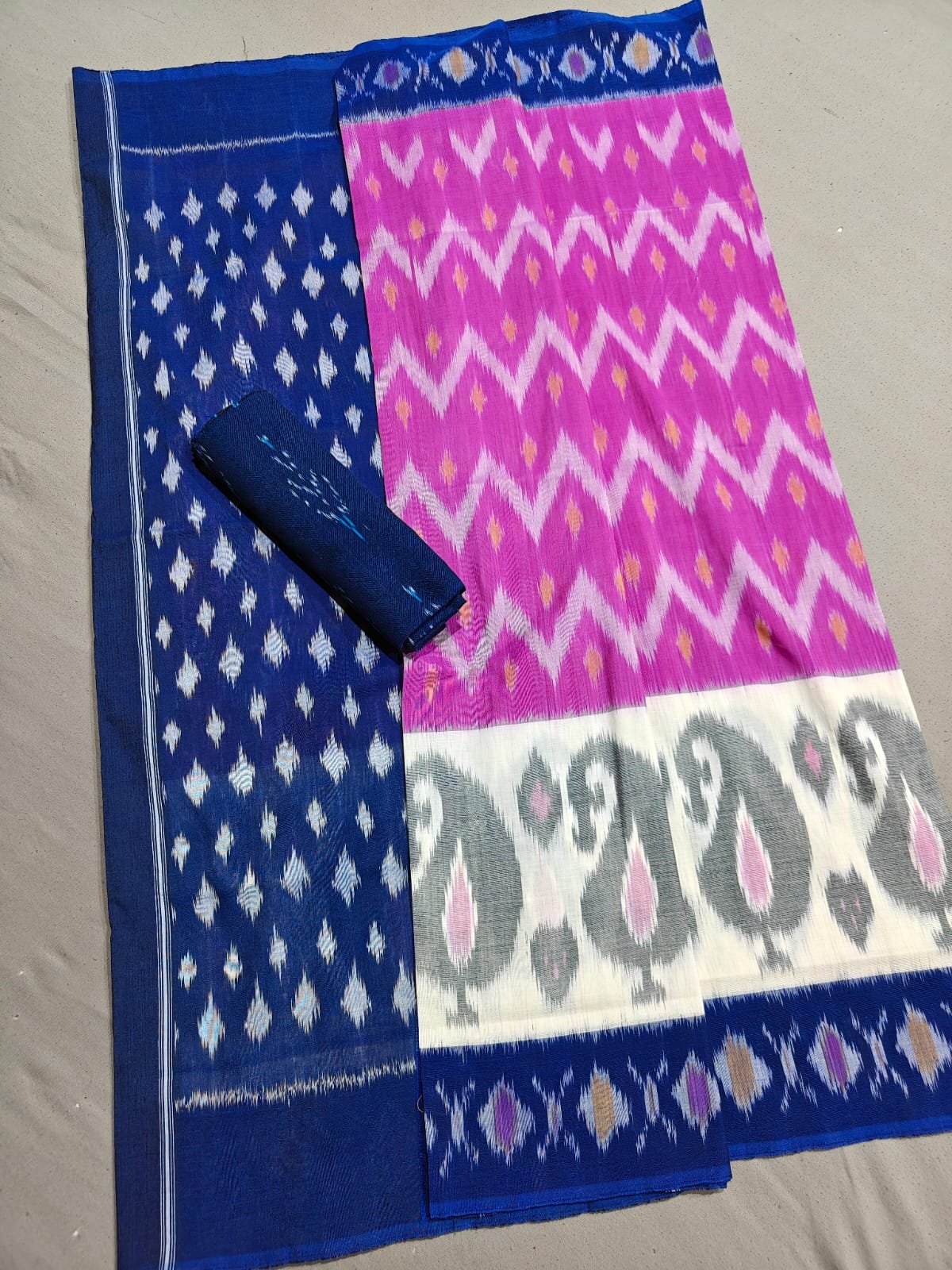 Cotton Saree - PGMRN09-ICTSDZDCD-19