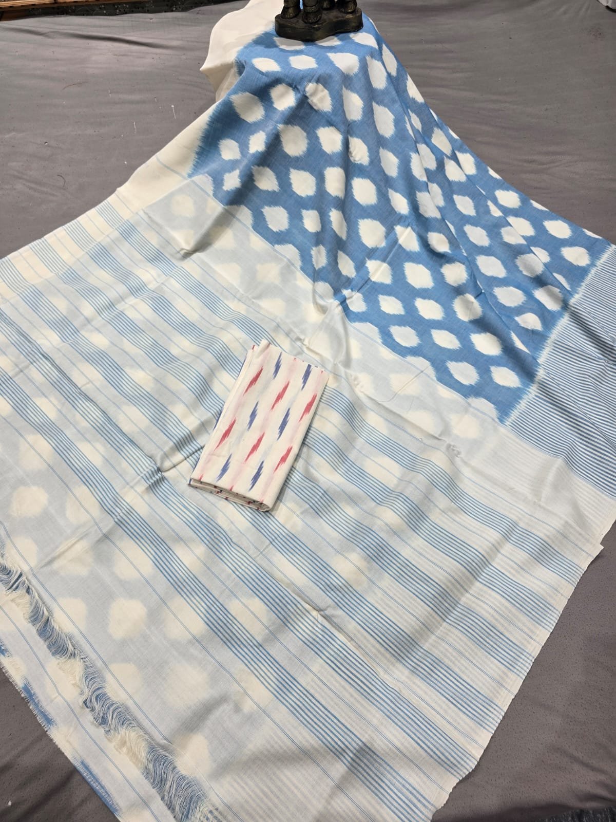 Cotton Saree - PGMRY23-ICTSCZDDC-12