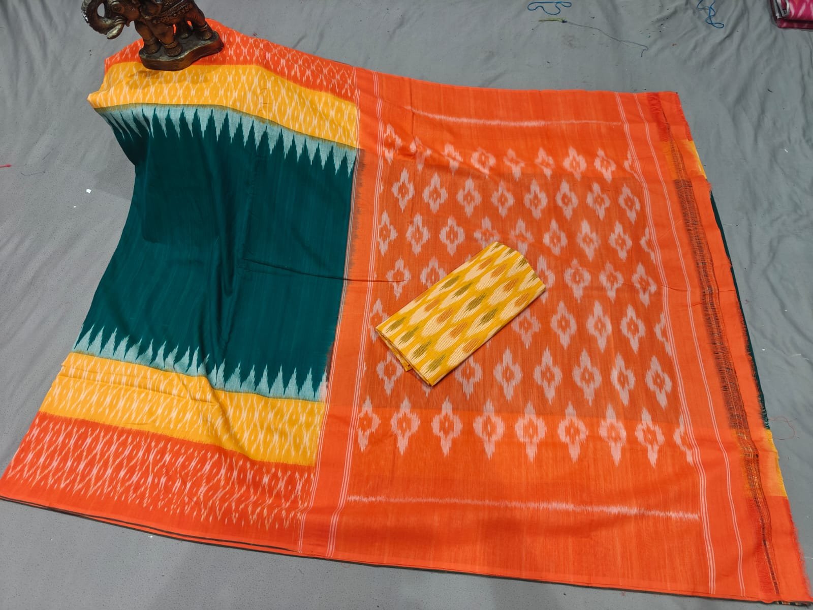 Cotton Saree - PGMRY23-ICTSCZDDC-80