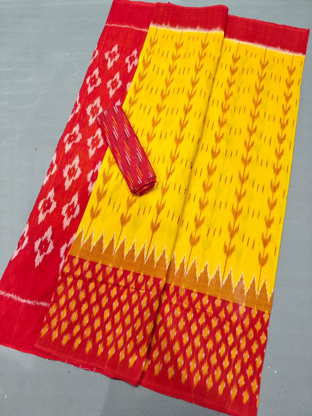 Cotton Saree - PGMRY26-ICTSCZDCD-09