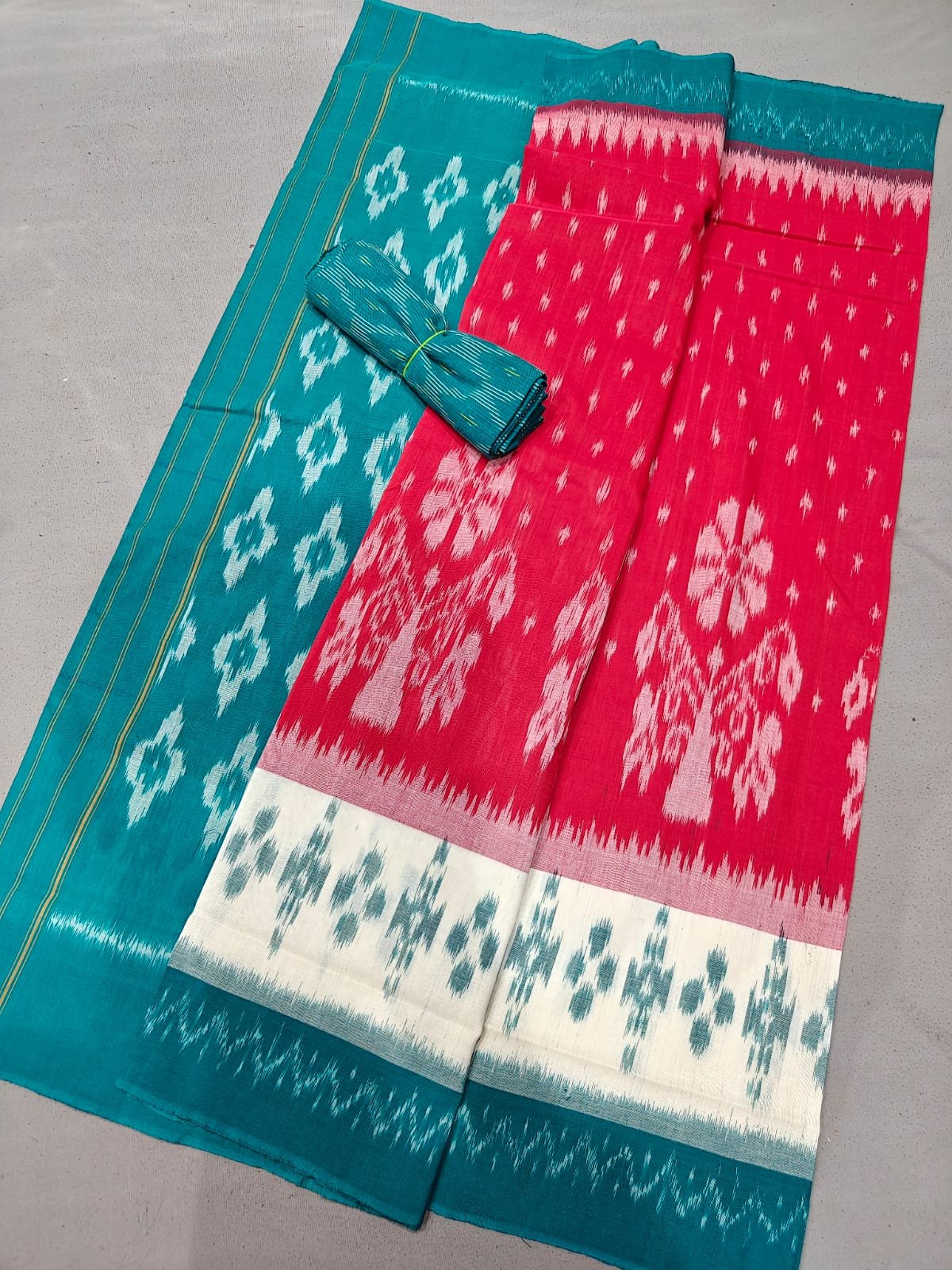 Cotton Saree - PGMRY26-ICTSCZDCD-13