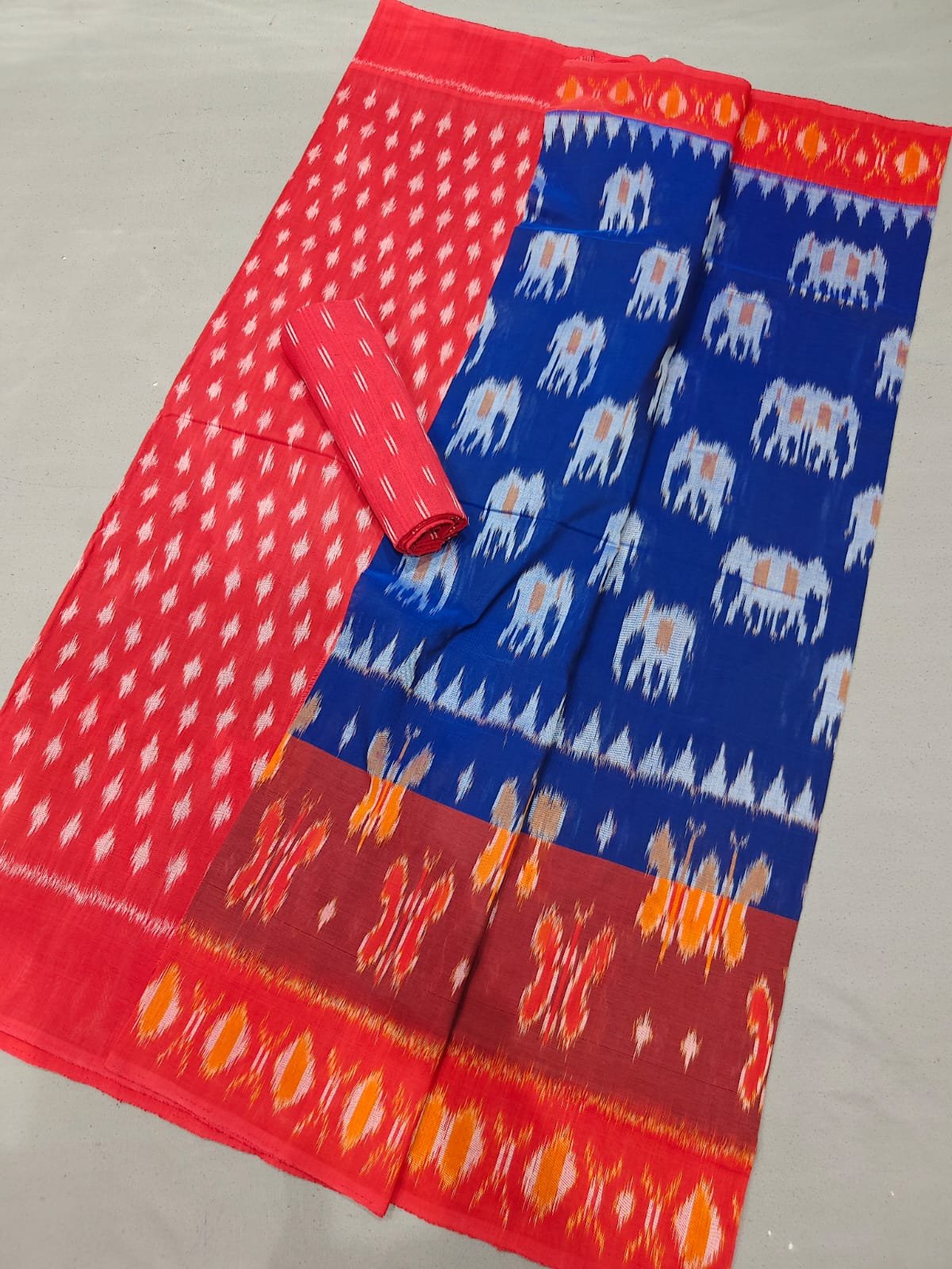 Cotton Saree - PGMRY26-ICTSCZDCD-25