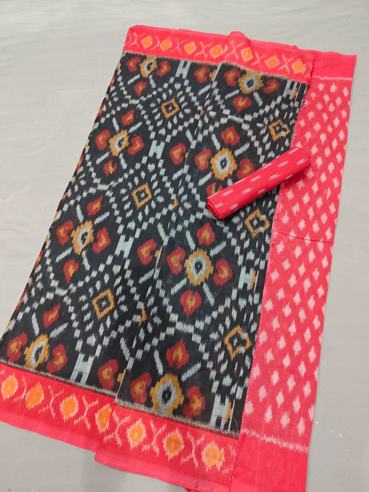 Cotton Saree - PGMRY26-ICTSCZDCD-36