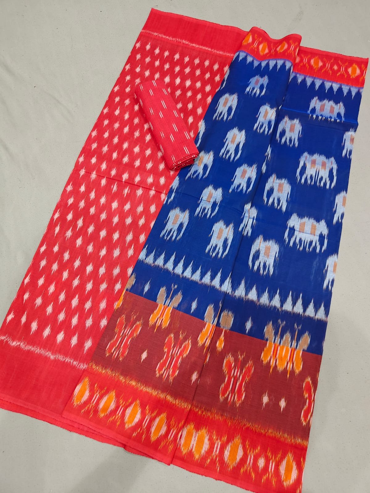 Cotton Saree - PGMRY29-ICTSDZDCD-01
