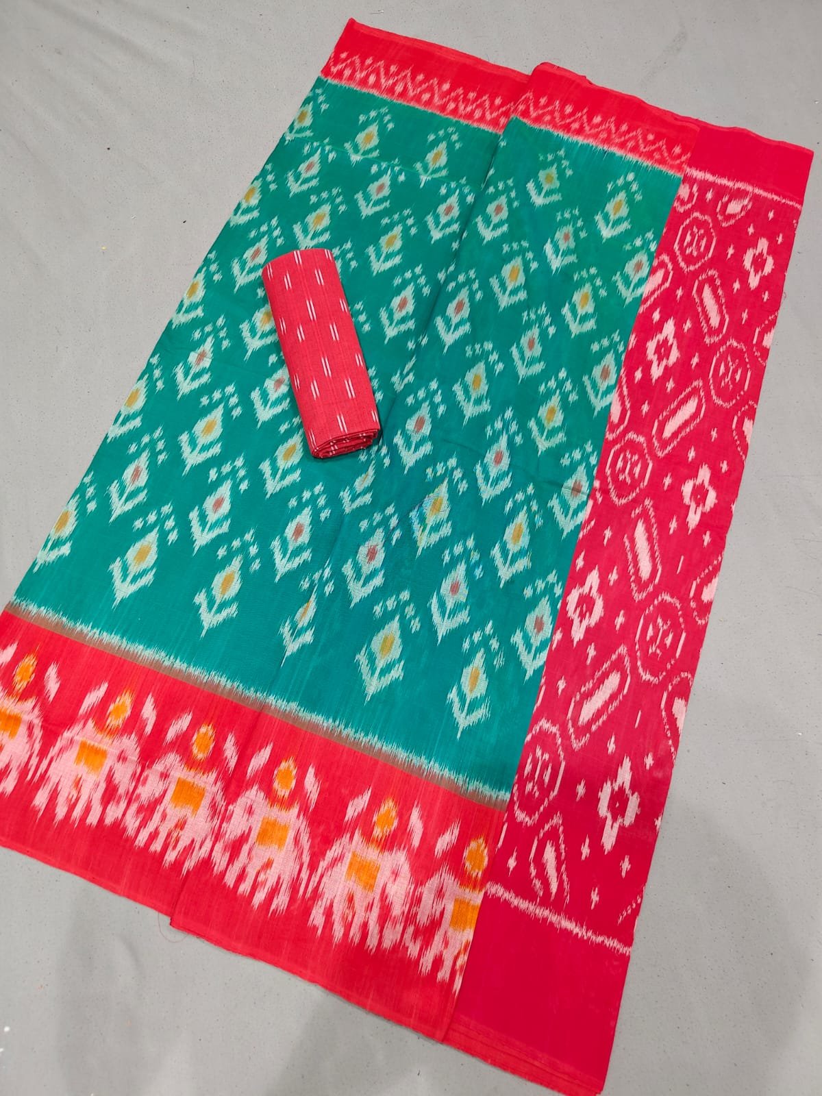 Cotton Saree - PGMRY29-ICTSDZDCD-27