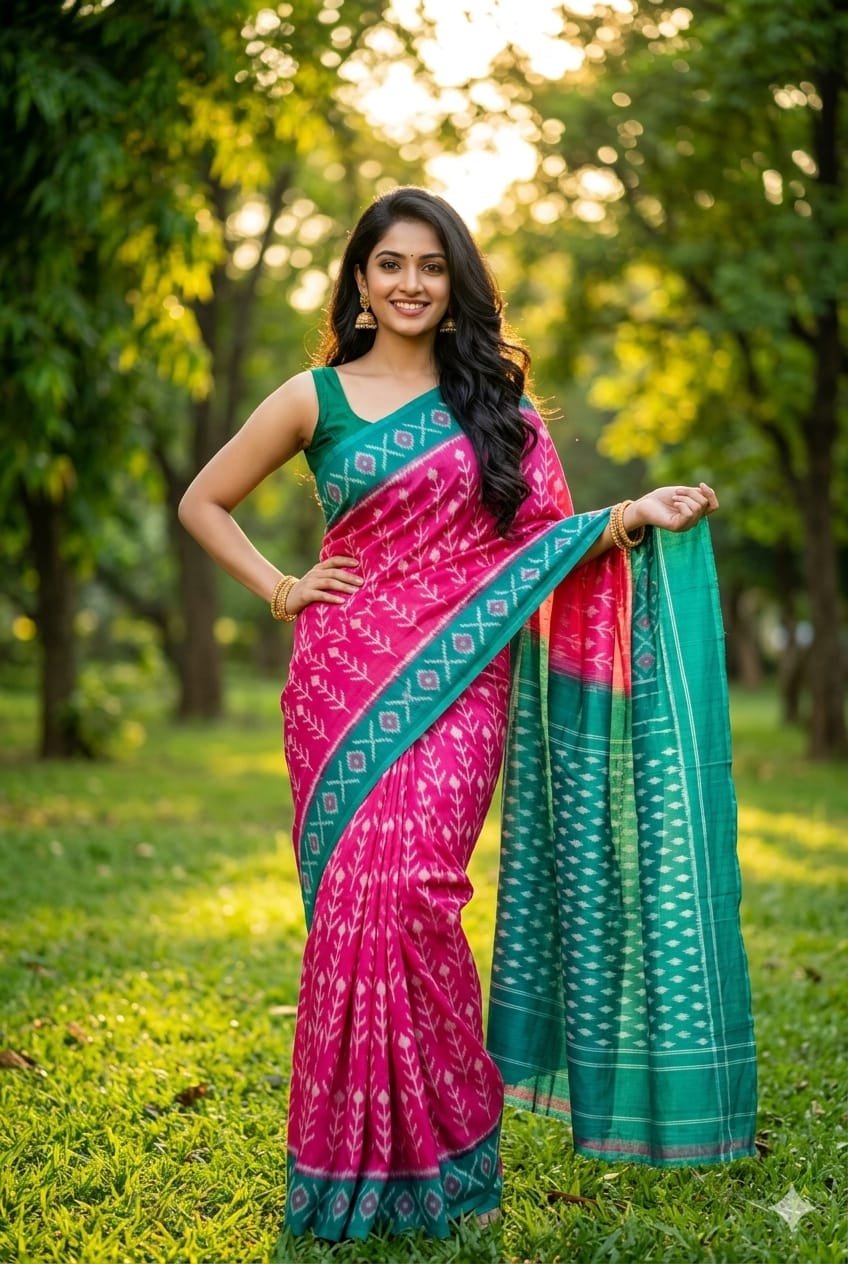 Cotton Saree - PRIHL09-ICTSCZCDC-01