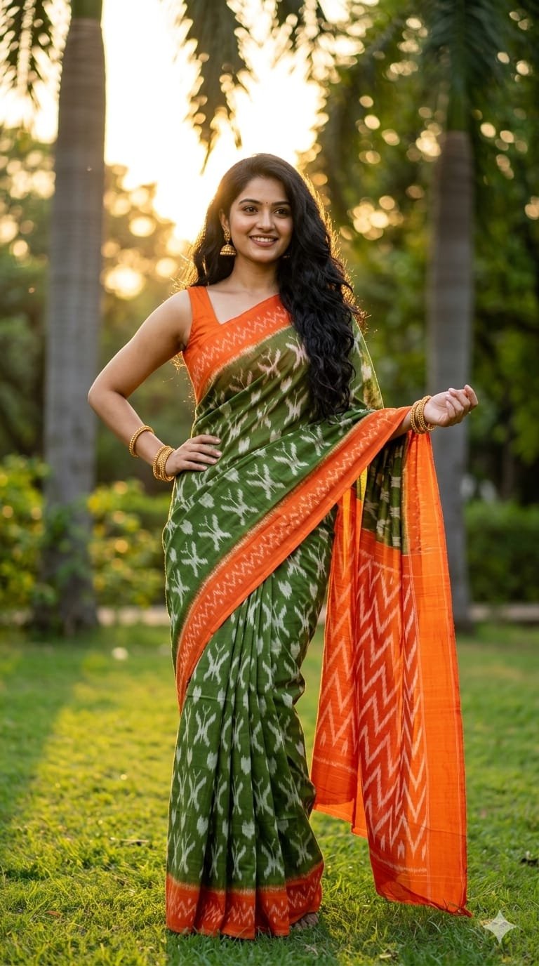 Cotton Saree - PRIHL09-ICTSCZCDC-21