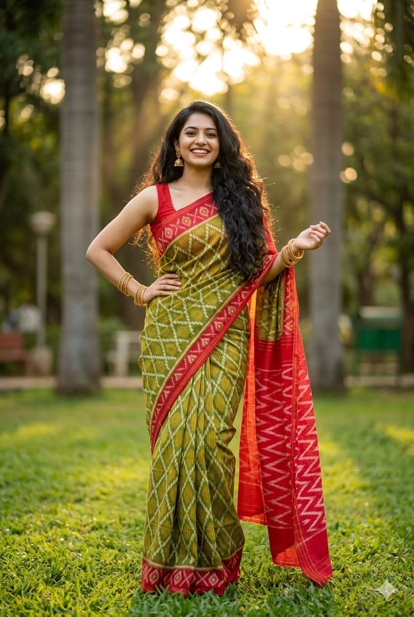 Cotton Saree - PRIHN02-ICTSCZCDD-01