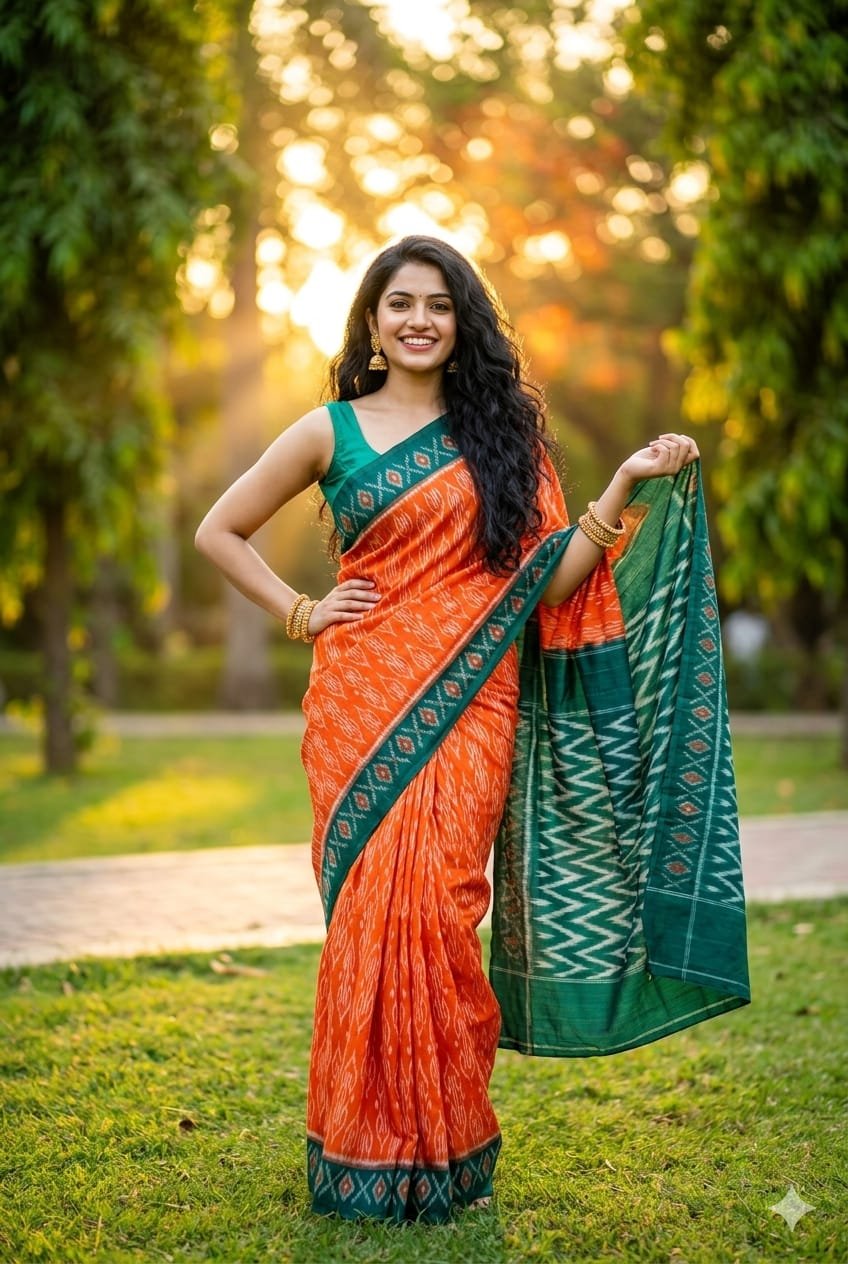 Cotton Saree - PRIHN02-ICTSCZCDD-02