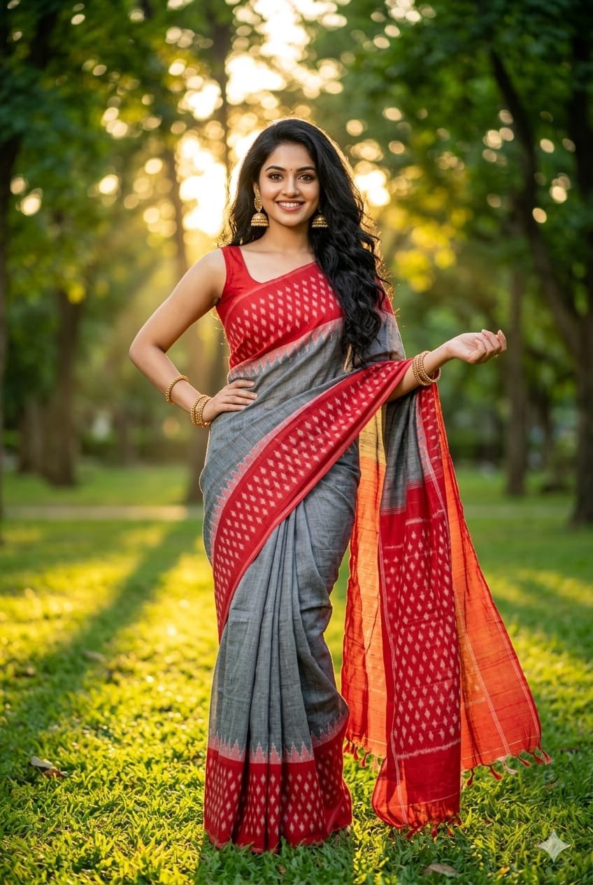 Cotton Saree - PRIHO13-ICTSDZFCC-43