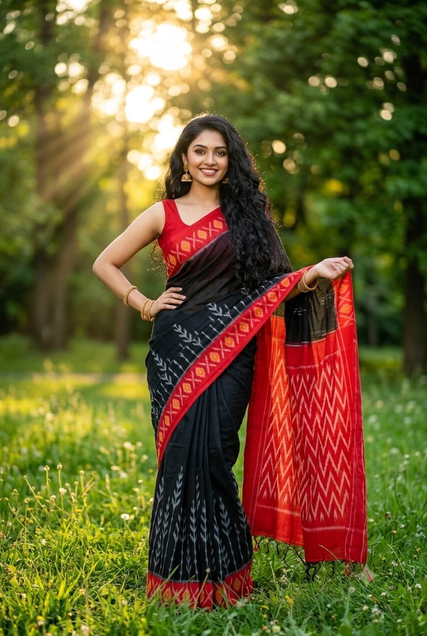Cotton Saree - PRIHS21-ICTSCZFCD-03