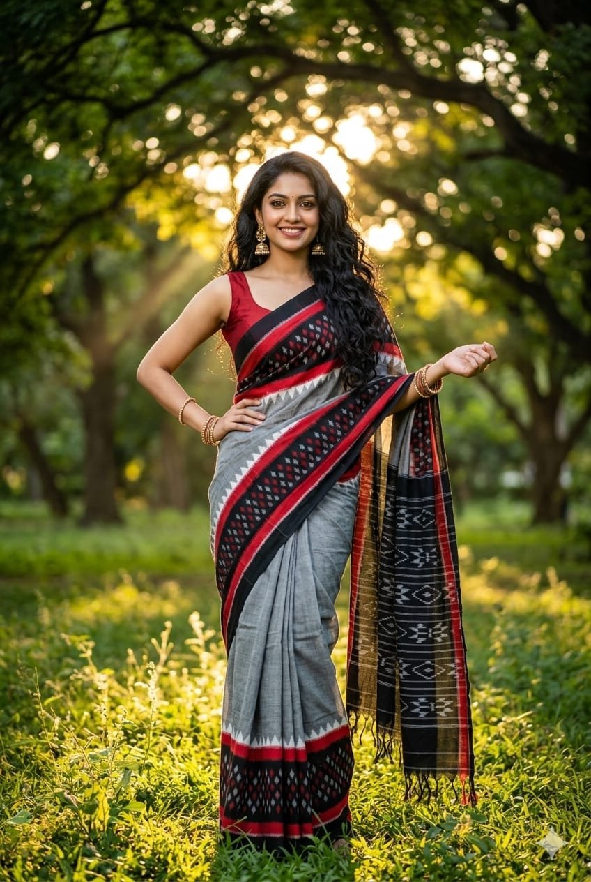 Cotton Saree - PRIHS21-ICTSCZFCD-31