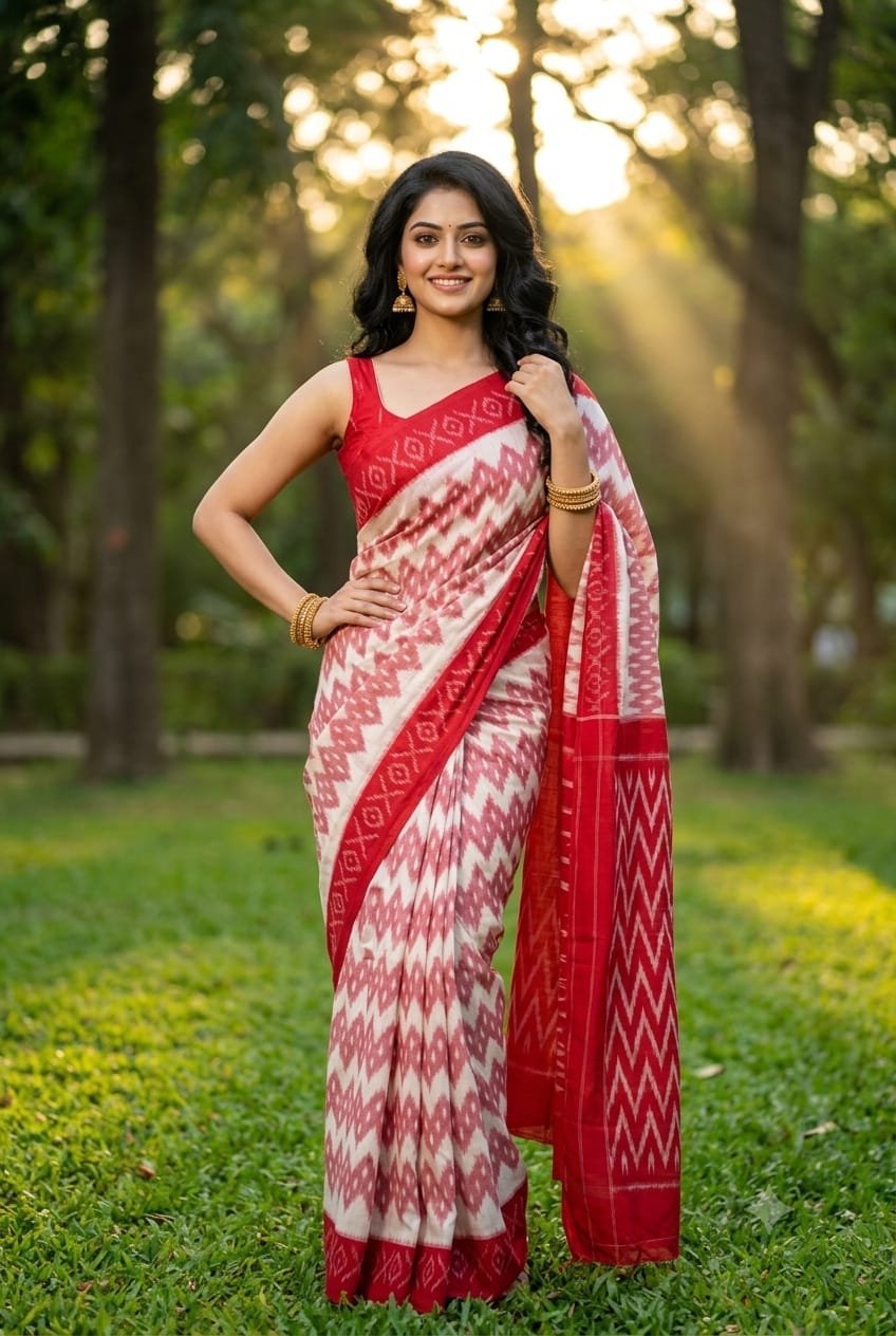 Cotton Saree - PRIHS25-ICTSCZFCD-01