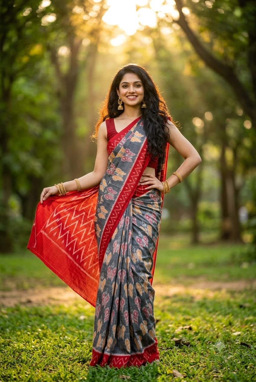 Cotton Saree - PRIHS25-ICTSCZFCD-14