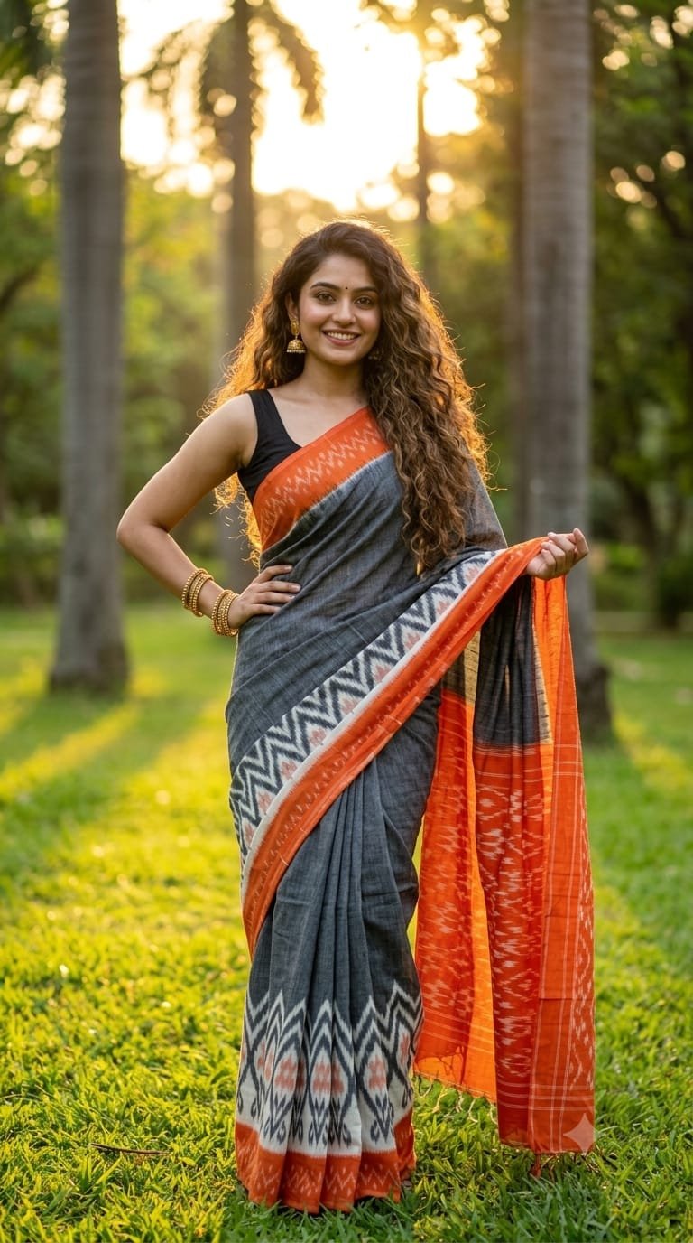 Cotton Saree - PRIHS25-ICTSCZFCD-18