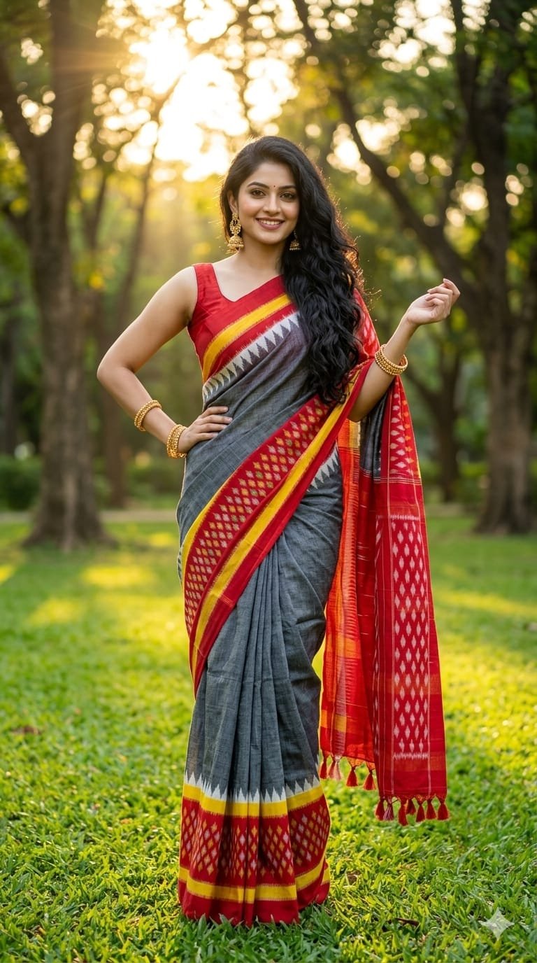 Cotton Saree - PRIHY10-ICTSCZDDC-07