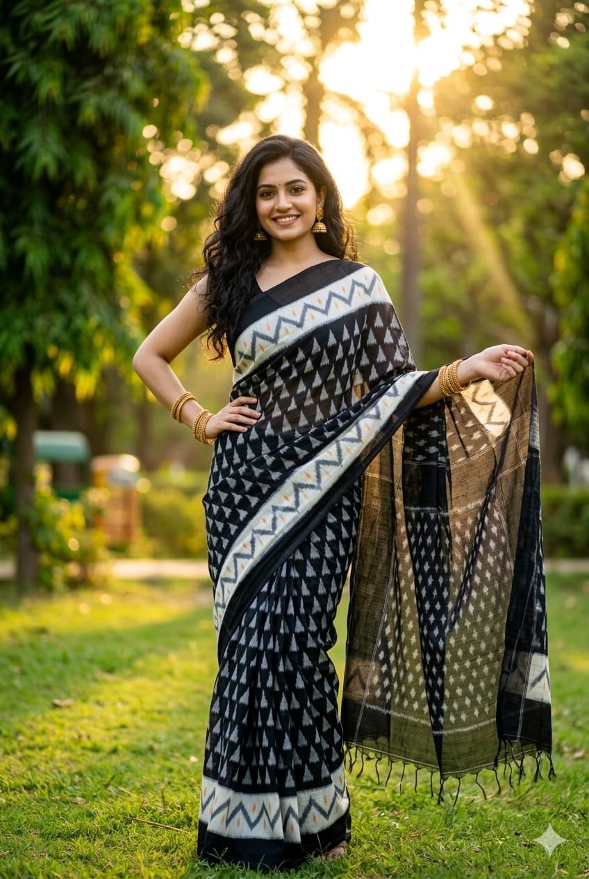 Cotton Saree - PRIHY10-ICTSCZDDC-16