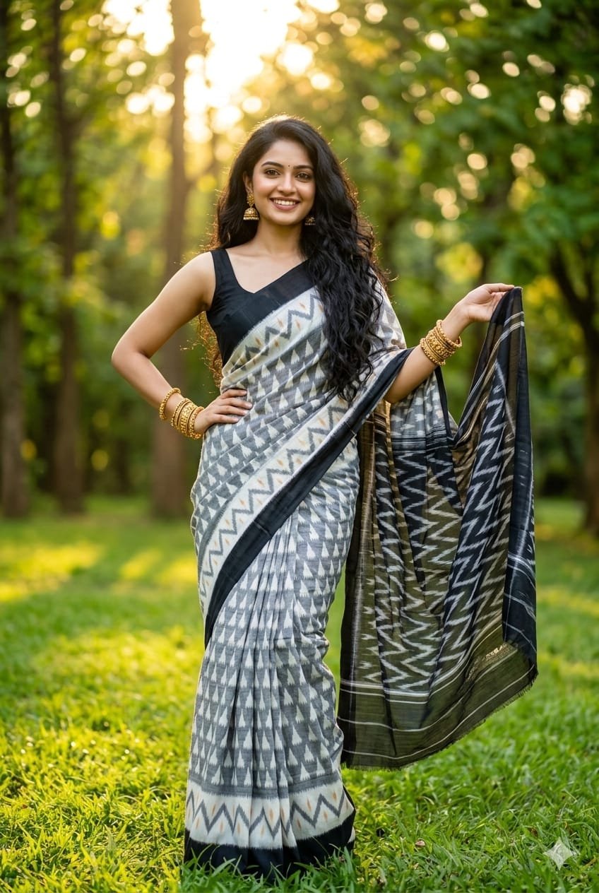 Cotton Saree - PRIHY10-ICTSCZDDC-18