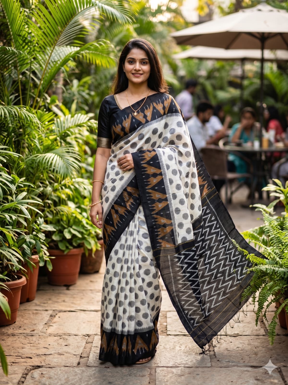 Cotton Saree - PSHLN11-ICTSCZCDC-01