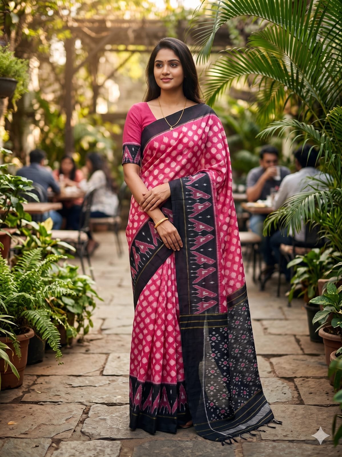 Cotton Saree - PSHLN11-ICTSCZCDC-02