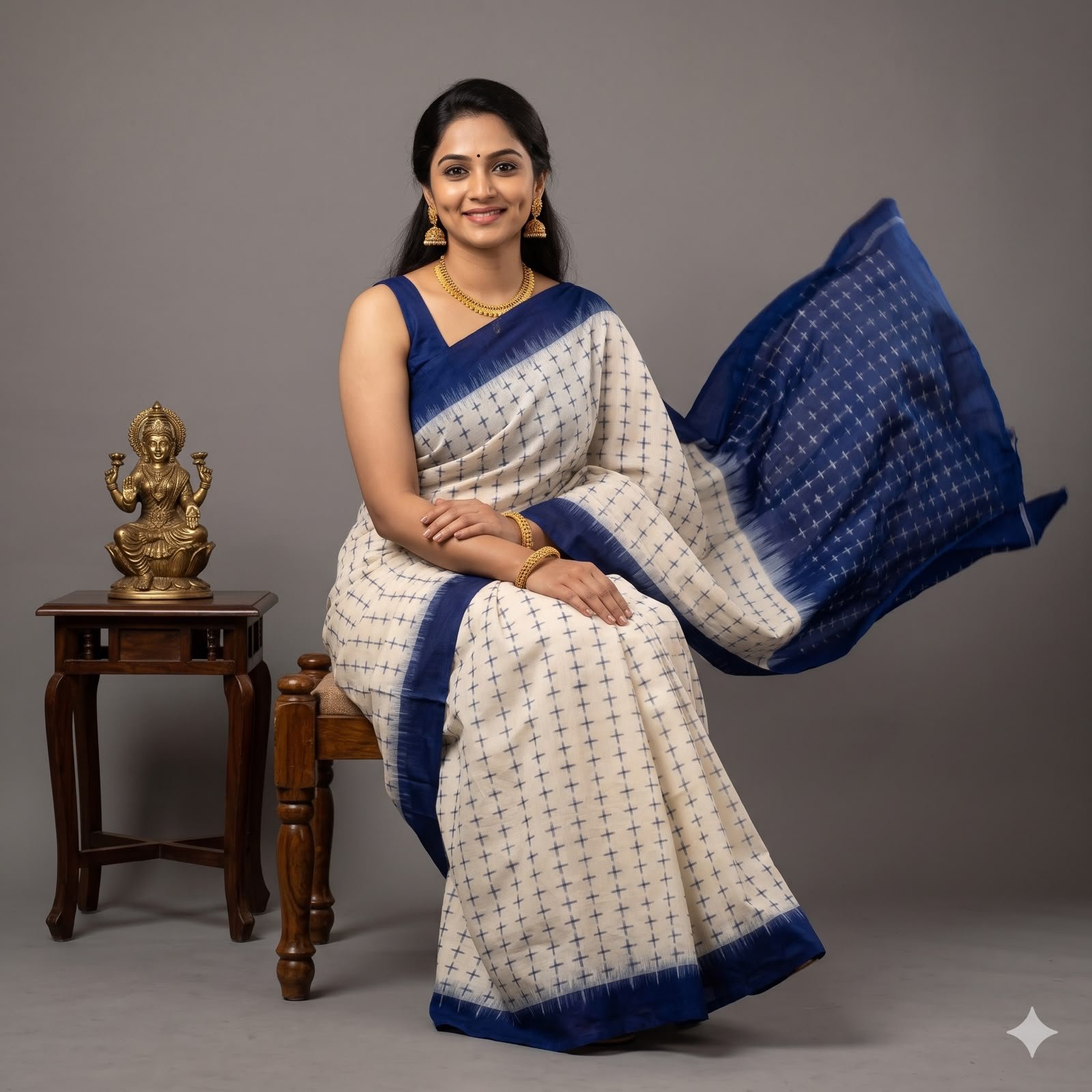 Cotton Saree - PSNTO25-ICTSDECDC-07