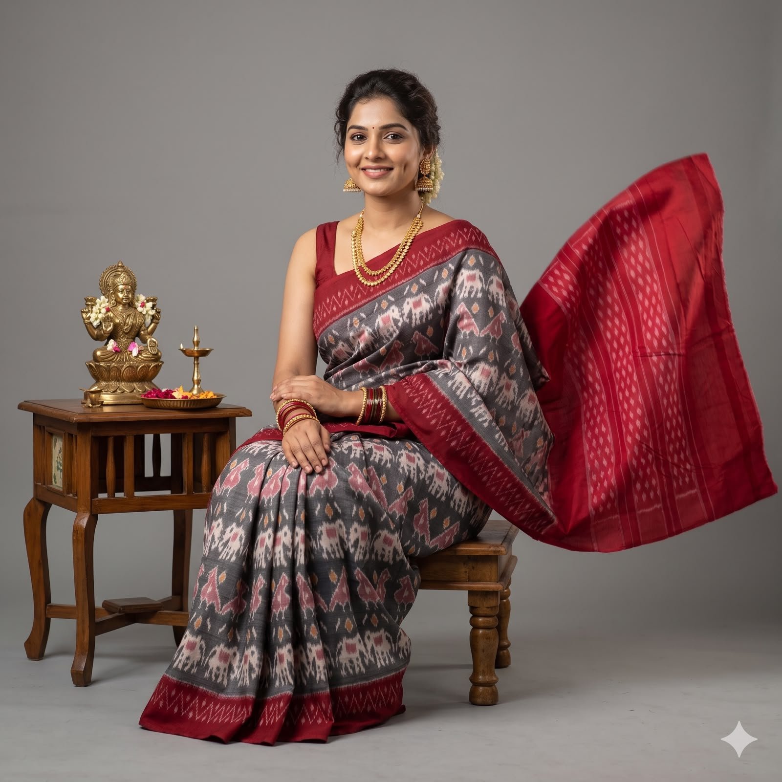 Cotton Saree - PSNTO25-ICTSDECDC-11