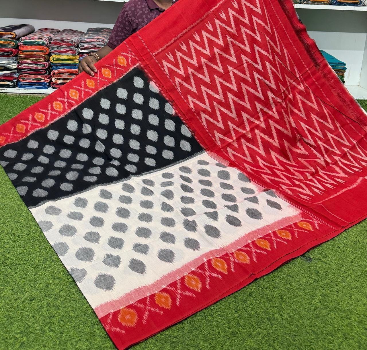 Cotton Saree - PSRGG01-ICTSDZDCD-11
