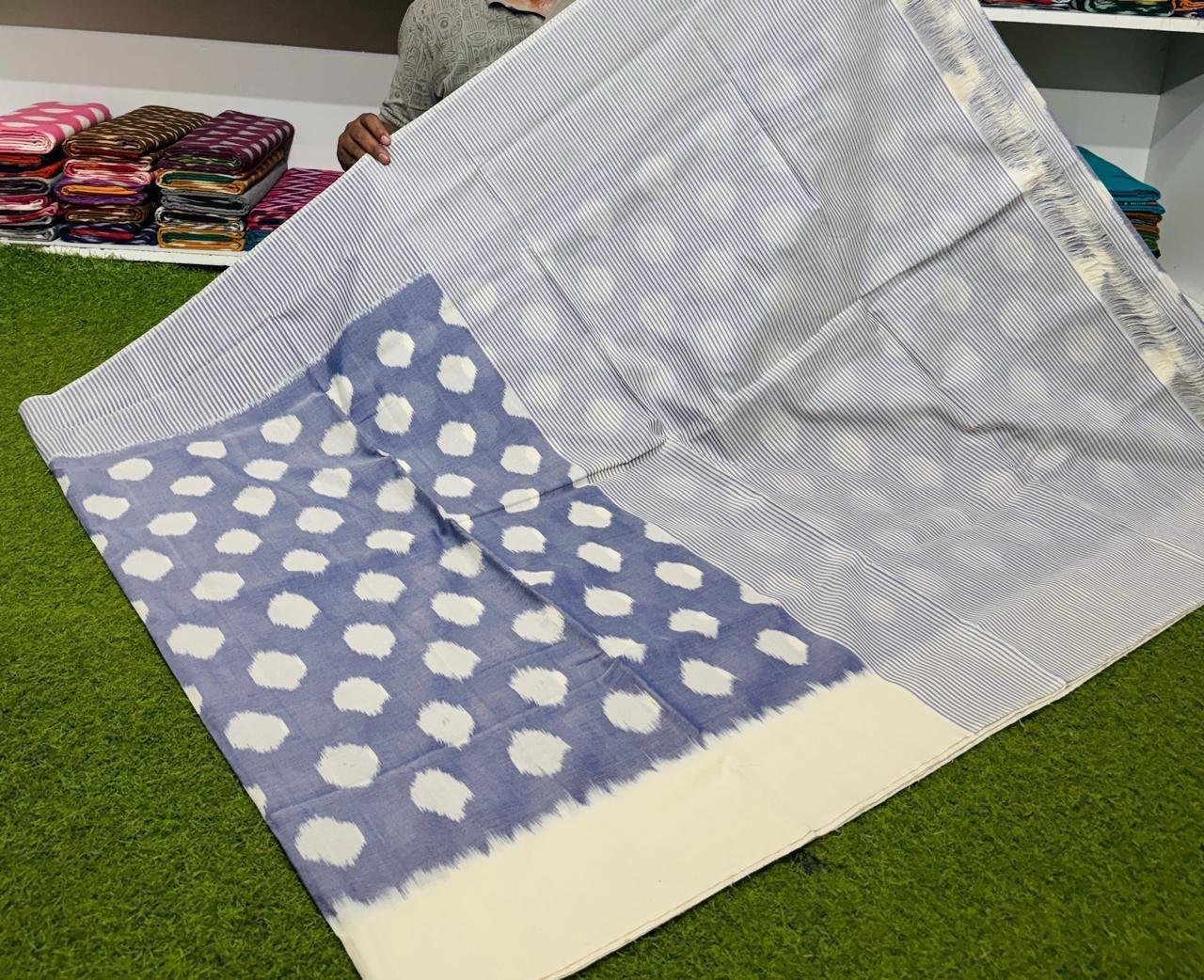 Cotton Saree - PSRGN24-ICTSDZDCD-13