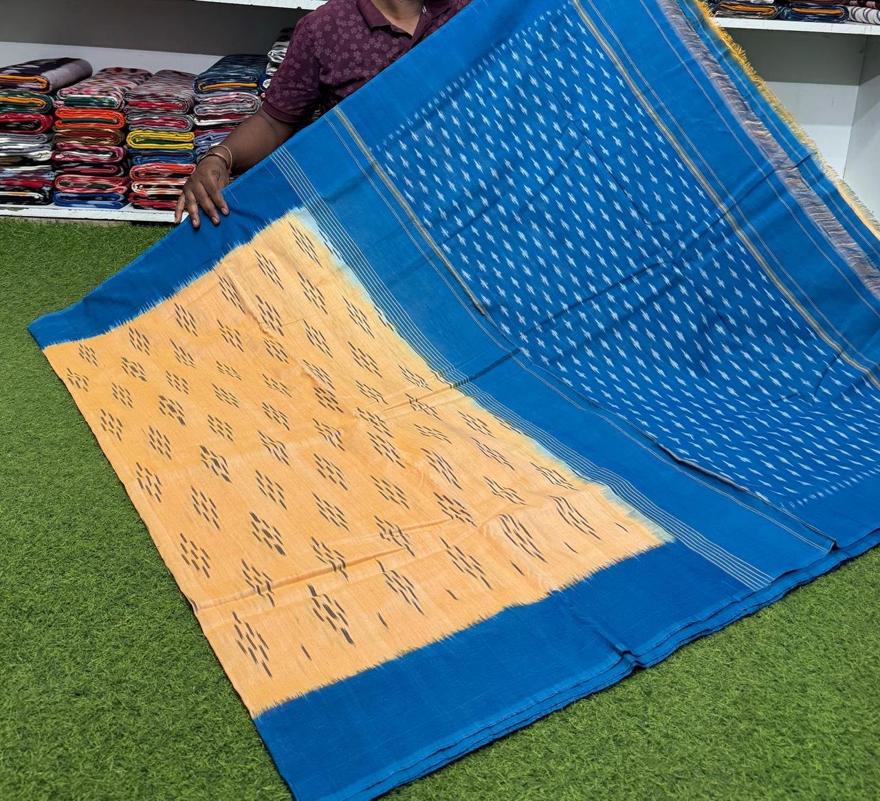 Cotton Saree - PSRGY21-ICTSDZDCD-07