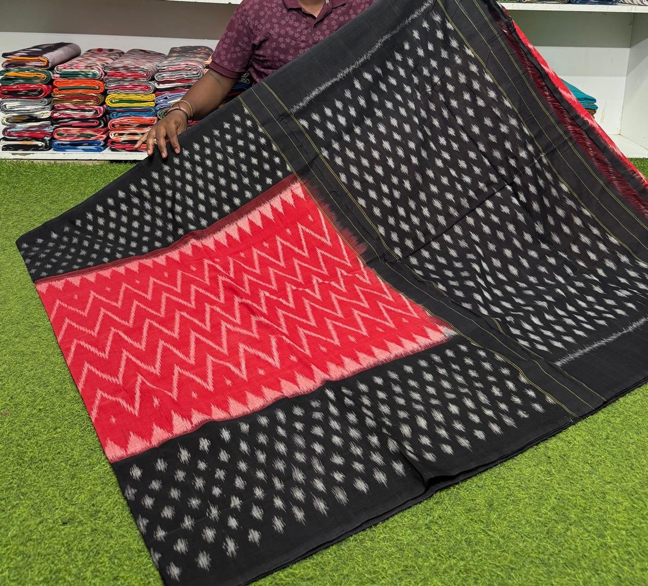 Cotton Saree - PSRGY21-ICTSDZDCD-08