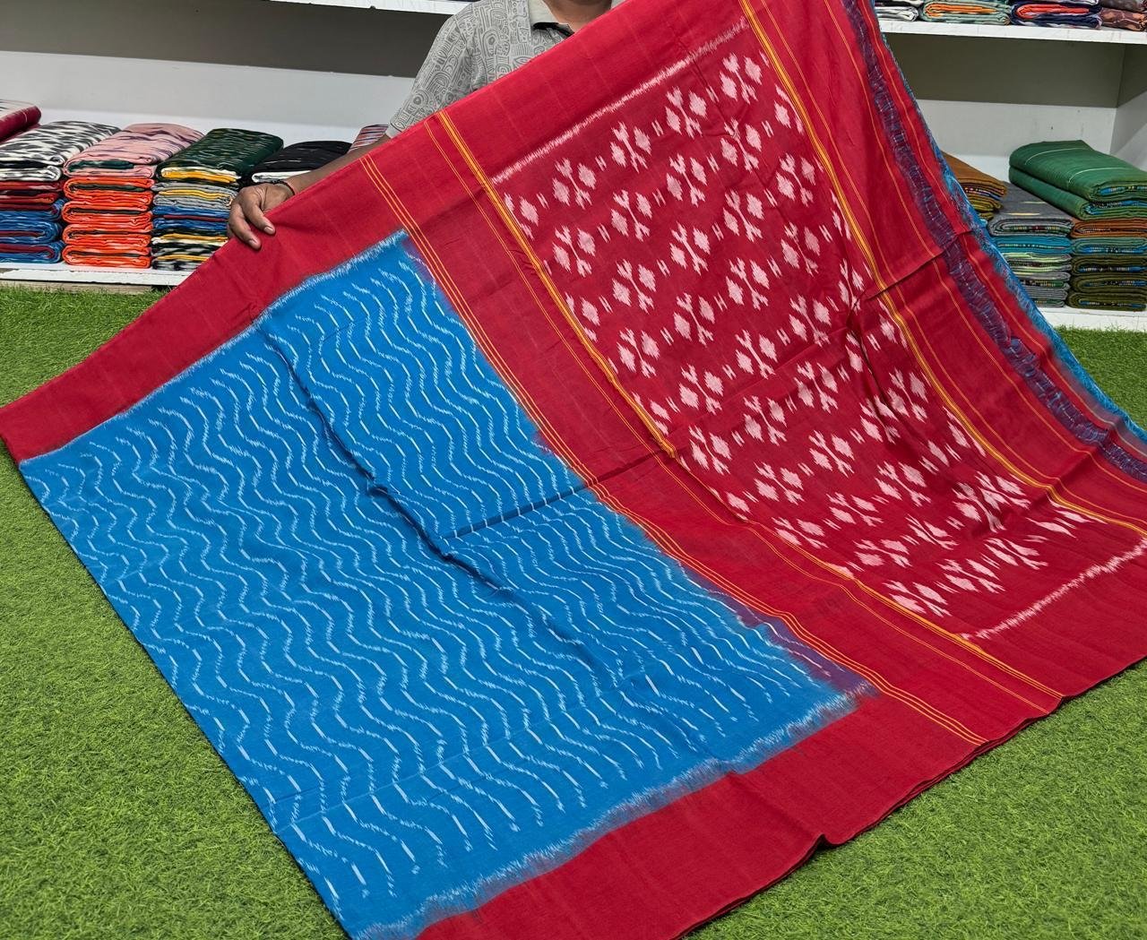 Cotton Saree - PSRGY21-ICTSDZDCD-69