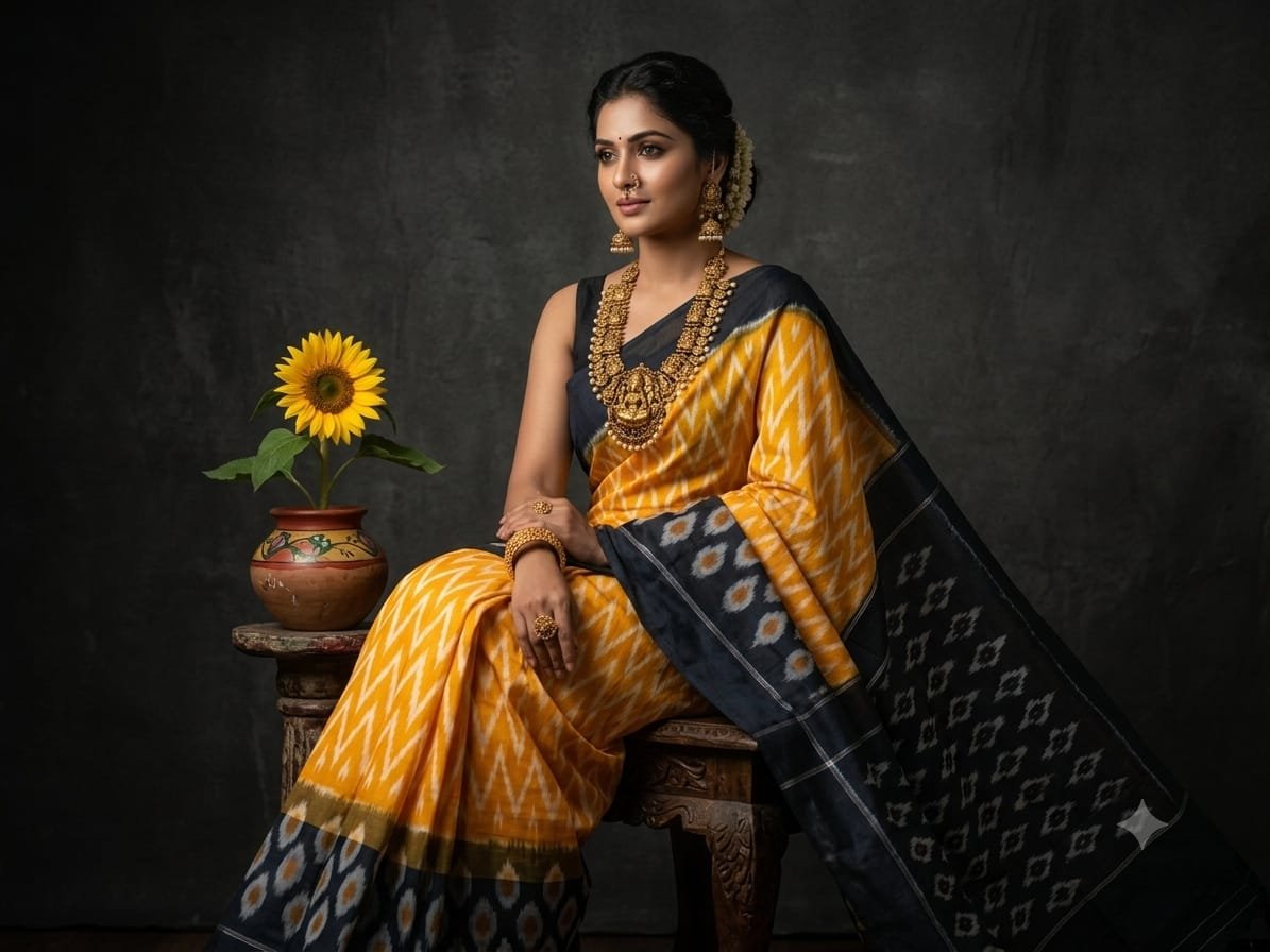 Cotton Saree - PSSIG03-ICTSCZCCD-22
