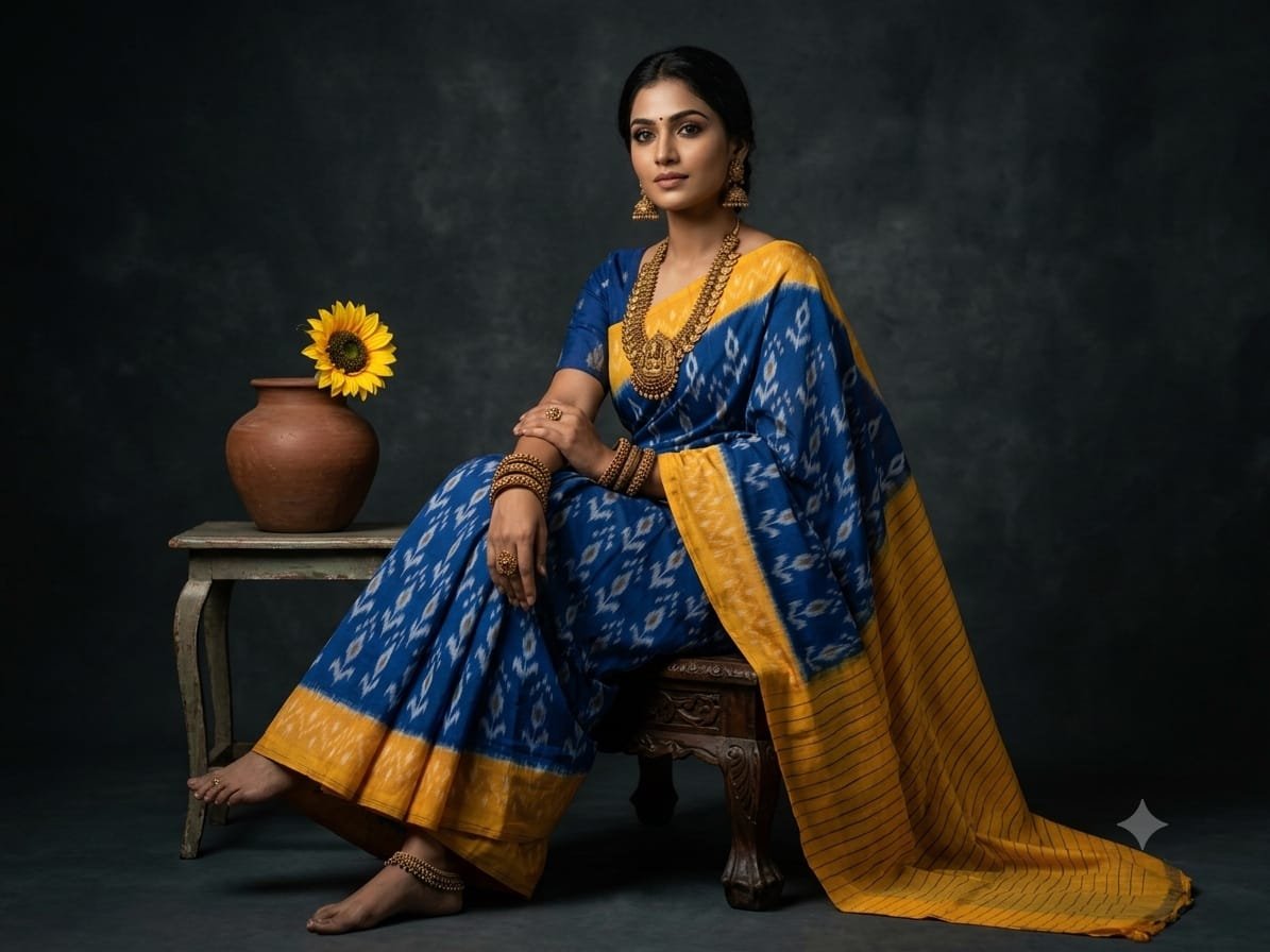 Cotton Saree - PSSIG03-ICTSCZCCD-24