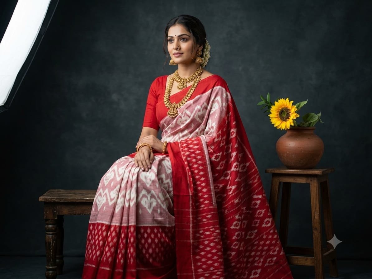 Cotton Saree - PSSIG03-ICTSCZCCD-25