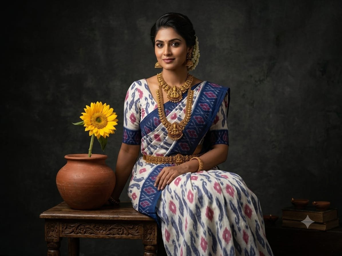 Cotton Saree - PSSIG03-ICTSCZCCD-28