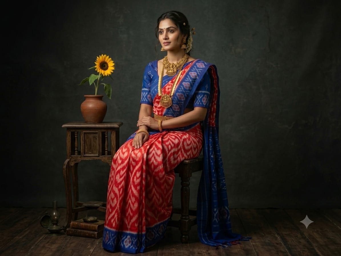 Cotton Saree - PSSIG03-ICTSCZCCD-35